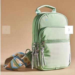 Anthropologie Urban originals Convertible Sling Backpack Green
